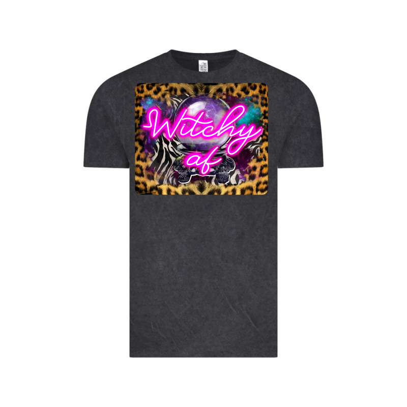 Witchy Af Crystal Ball Vintage Tee by LillyAllenDesigns | Teevron