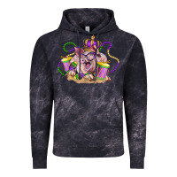 Cloud Black Mardi Gras pig Vintage Hoodie - LillyAllenDesigns