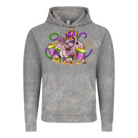 Cloud Rock Mardi Gras pig Vintage Hoodie - LillyAllenDesigns