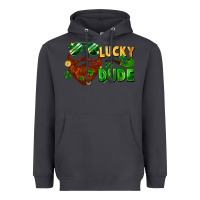 Smoke lucky dude saint patrick's bearded man Heavyweight Hoodie - FaDigitalArtStudio
