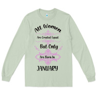 Matcha all women are created equal but only the smartest are born in january Long Sleeve Tee - Bettercallsaul