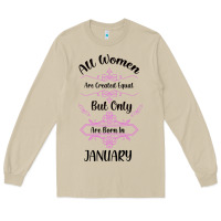 Mushroom all women are created equal but only the smartest are born in january Long Sleeve Tee - Bettercallsaul