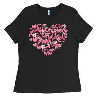 Breast Cancer Awareness Heart Ladies Tee | Teevron