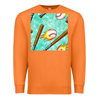Carrot baseball bat with thunders seamless pattern Premium Sweatshirt - BundleAndBundleShop