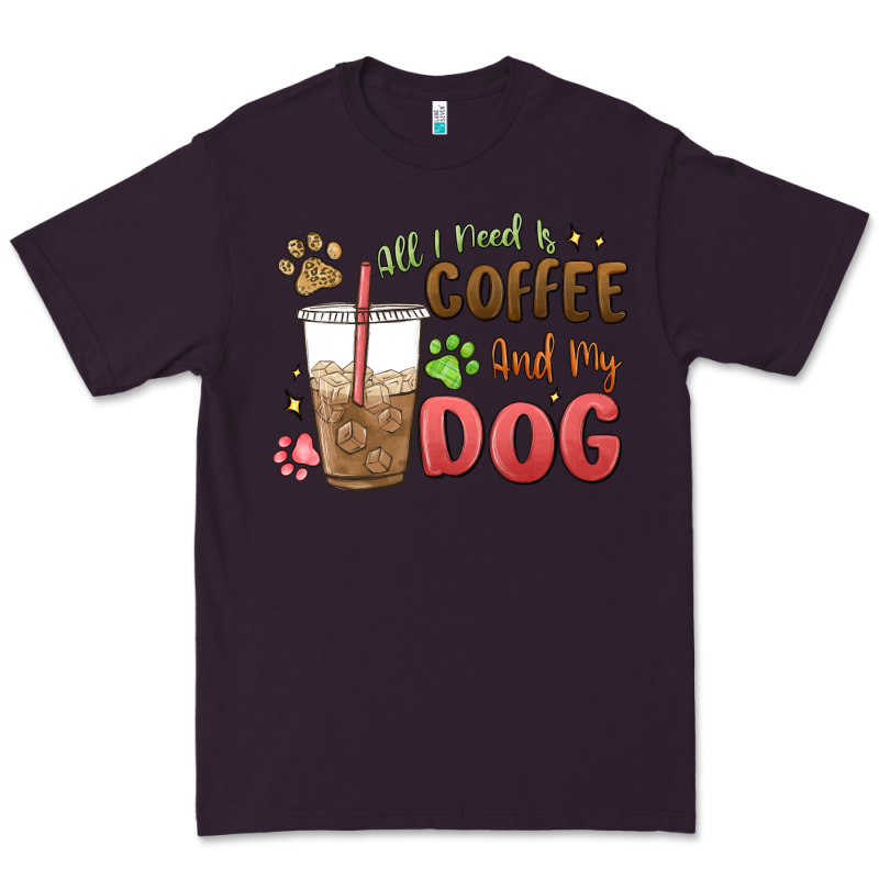 All I Need Is Coffee And My Dog Premium Tee by MaliasSmallBusiness | Teevron
