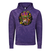 Cloud Purple Mardi Gras red Angus Vintage Hoodie - LillyAllenDesigns