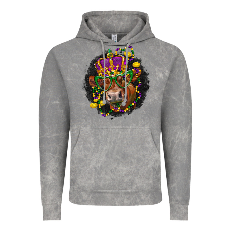 Mardi Gras Red Angus Vintage Hoodie by LillyAllenDesigns | Teevron