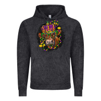 Vintage Black Mardi Gras red Angus Vintage Hoodie - LillyAllenDesigns