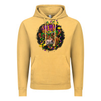 Vintage Mustard Mardi Gras red Angus Vintage Hoodie - LillyAllenDesigns