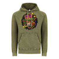 Vintage Olive Mardi Gras red Angus Vintage Hoodie - LillyAllenDesigns
