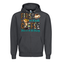 Smoke first we drink coffee then we do the things Zipper Hoodie - OliviaCreatesArt