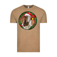 Vintage Coffee Boer Goat Christmas Vintage Tee - LillyAllenDesigns