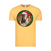 Vintage Mustard Boer Goat Christmas Vintage Tee - LillyAllenDesigns