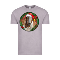 Vintage Zinc Boer Goat Christmas Vintage Tee - LillyAllenDesigns