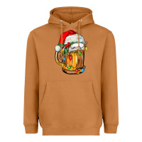Meerkat christmas beer Heavyweight Hoodie - FaDigitalArtStudio