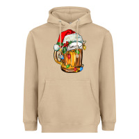 Mushroom christmas beer Heavyweight Hoodie - FaDigitalArtStudio