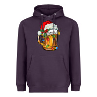 Plum christmas beer Heavyweight Hoodie - FaDigitalArtStudio