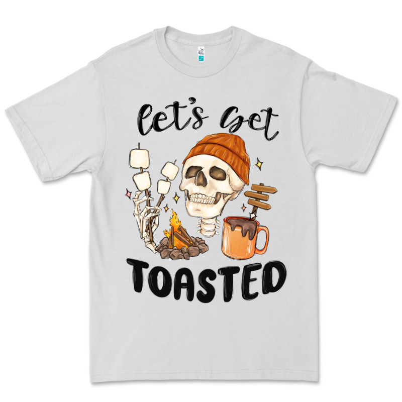 Let's Get Toasted Camping Premium Tee by MaliasSmallBusiness | Teevron