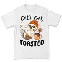 White let's get toasted camping Premium Tee - MaliasSmallBusiness