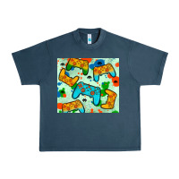 Midnight Navy gaming controller Urban Heavy Tee - JahusDesignShop