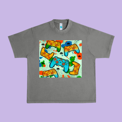 Gaming Controller Urban Heavy Tee Designed By Jahusdesignshop