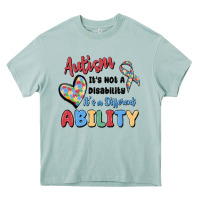 Arona autism it's not a disability it's a different abil Heavy Core Tee - MaliasSmallBusiness