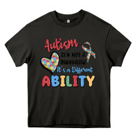 Asphalt autism it's not a disability it's a different abil Heavy Core Tee - MaliasSmallBusiness