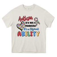 Autism It's Not A Disability It's A Different Abil Heavy Core Tee | Teevron