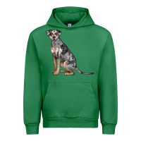 Emerald catahoula leopard dog Urban Hoodie - LillyAllenDesigns