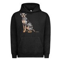 Pigment Black catahoula leopard dog Urban Hoodie - LillyAllenDesigns