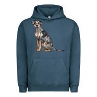 Pigment Midnight Navy catahoula leopard dog Urban Hoodie - LillyAllenDesigns