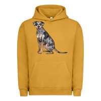 Pigment Peanut Butter catahoula leopard dog Urban Hoodie - LillyAllenDesigns