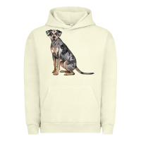 Pigment Pistachio catahoula leopard dog Urban Hoodie - LillyAllenDesigns