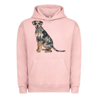 Pigment Salmon catahoula leopard dog Urban Hoodie - LillyAllenDesigns