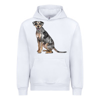 White catahoula leopard dog Urban Hoodie - LillyAllenDesigns