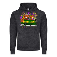 Vintage Black Mardi Gras truck Vintage Hoodie - LillyAllenDesigns