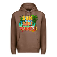 Chestnut Sun salt sand Premium Hoodie - FaDigitalArtStudio