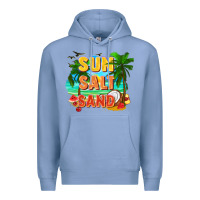 Colony Blue Sun salt sand Premium Hoodie - FaDigitalArtStudio