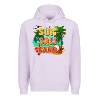 Lilac Sun salt sand Premium Hoodie - FaDigitalArtStudio