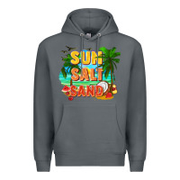 Rock Sun salt sand Premium Hoodie - FaDigitalArtStudio