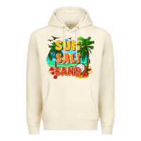 Sandshell Sun salt sand Premium Hoodie - FaDigitalArtStudio