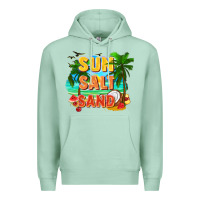 Seafoam Sun salt sand Premium Hoodie - FaDigitalArtStudio