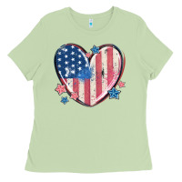 Matcha usa heart Ladies Tee - MaliasSmallBusiness