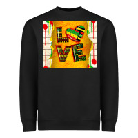 Black juneteenth love Heavyweight Sweatshirt - TumblerDesignByShophia