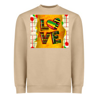 Mushroom juneteenth love Heavyweight Sweatshirt - TumblerDesignByShophia