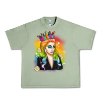 Oil Green drag queen Urban Heavy Tee - Artiststas