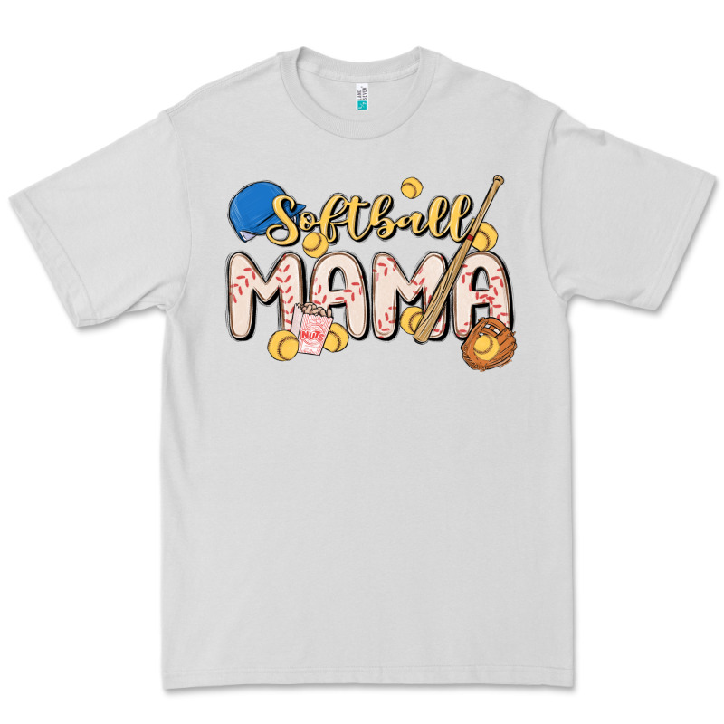 Softball Mama Premium Tee by MaliasSmallBusiness | Teevron