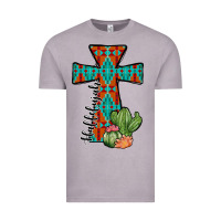 Vintage Zinc aztec cactus cross Vintage Tee - JahusDesignShop