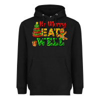 Black be merry eat well Heavyweight Hoodie - FaDigitalArtStudio