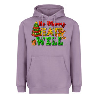 Lavender be merry eat well Heavyweight Hoodie - FaDigitalArtStudio